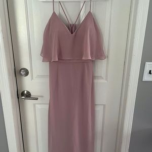 Jasmine Bridal Bridesmaids Dress Misty Pink